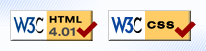 Logos HTML Valid et CSS Valid